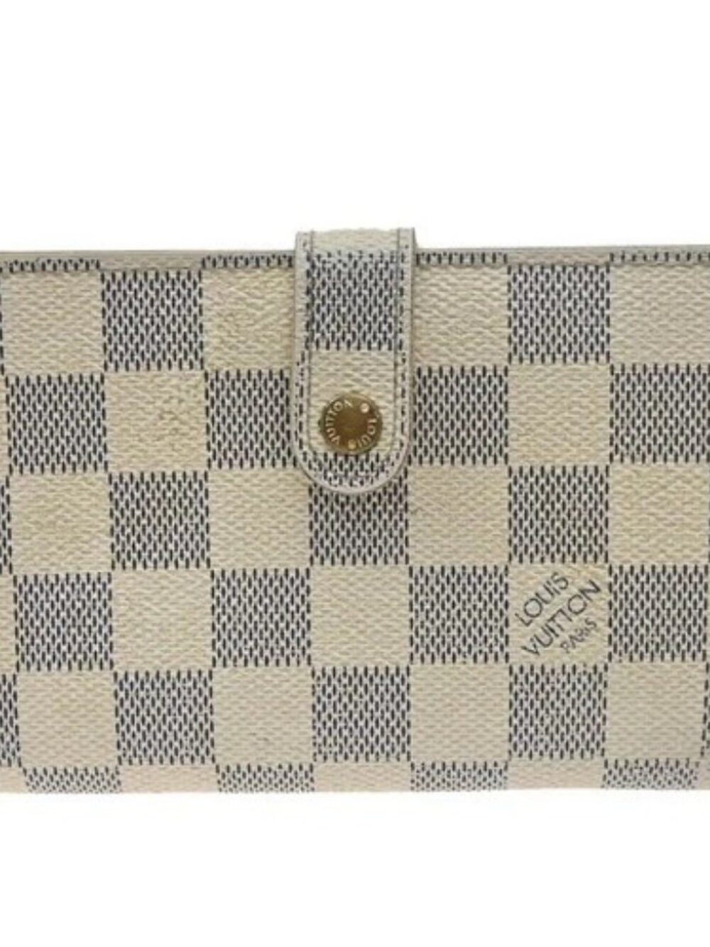 LOUIS VUITTON Portefeuille Viennois Wallet Damier Azur Leather N61676 01KD103
